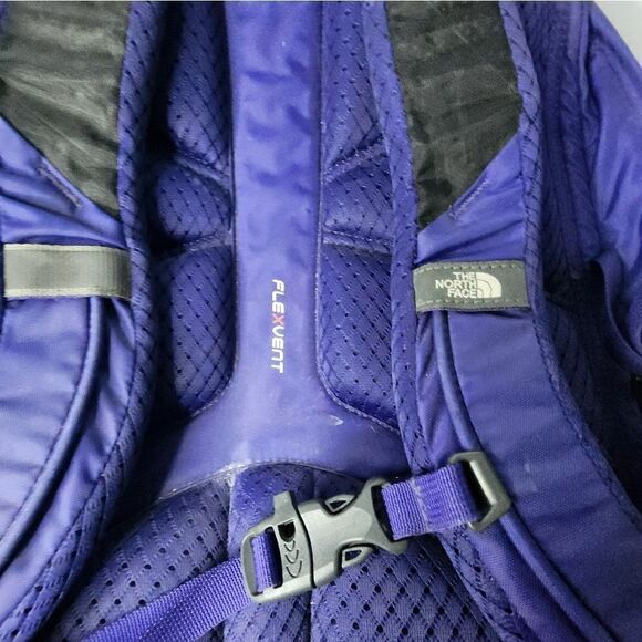 The North Face Borealis Backpack Book Bag Purple Flexvent Padded Straps - Picture 5 of 11